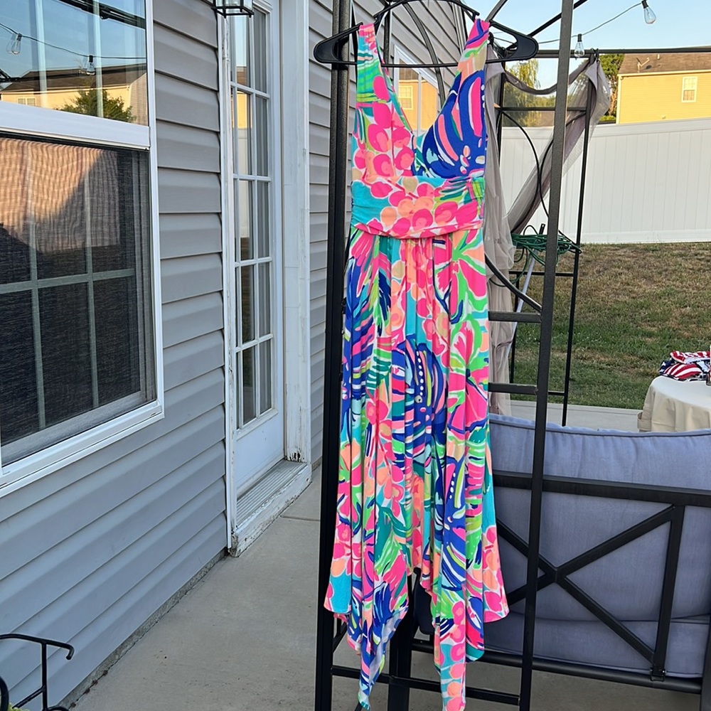 Summer is calling; Beautiful colorful Lilly Pulitzer dress; size XXS - Picture 3 of 7
